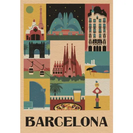 Puzzle Style in the City: Barcelona 1000 dílků - Clementoni