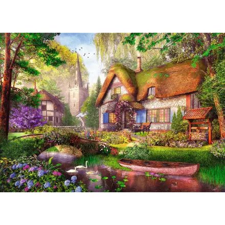 Puzzle Premium Plus Tea Time Dřevěná chata