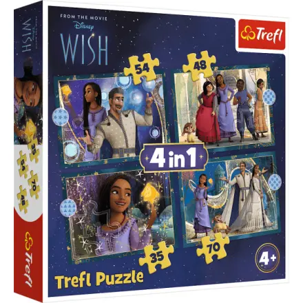 Trefl 4v1 puzzle marzenia se plní