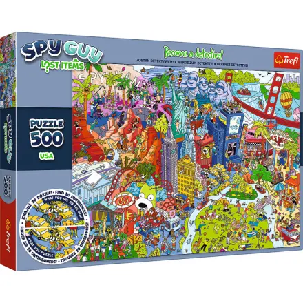 Puzzle Spy Guy: Lost Items USA 500 dílků