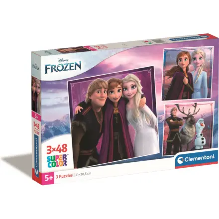 Clementoni - Puzzle 3x48 Ledové Království