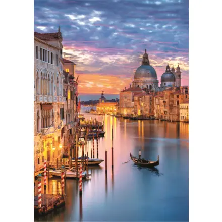Clementoni Puzzle 500 dílků Kompaktní osvětlení Venice 35542