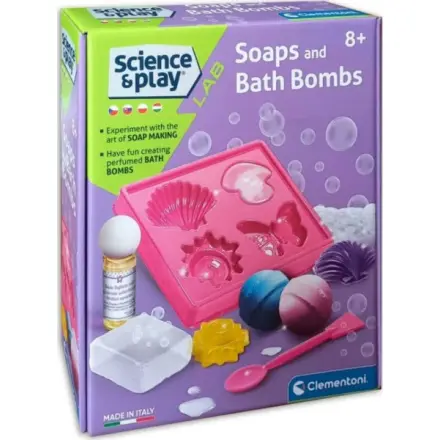 CLEMENTONI Science&Play Laboratoř: Výroba mýdel a koupelových bomb 161053