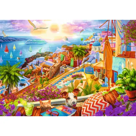 Návšteva Santorini - puzzle z kategorie Ostatné