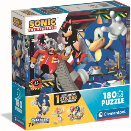 Clementoni - Puzzle 180 Sonic the Hedgehog 2