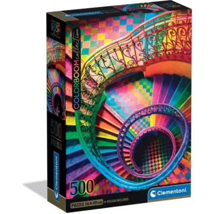 Puzzle 500 CompactColorBoom Stairs CLE