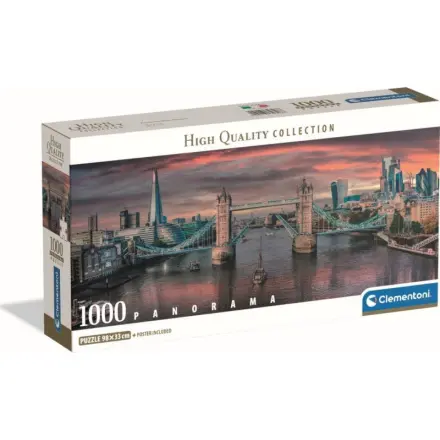 Clementoni - Puzzle 1000 Panorama Přes řeku Temži