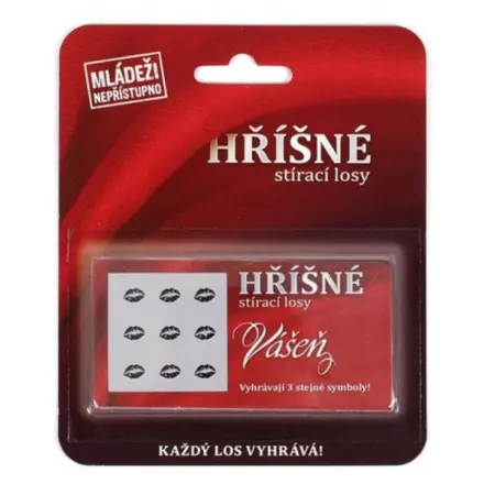 Hříšné stírací losy Vášeň
