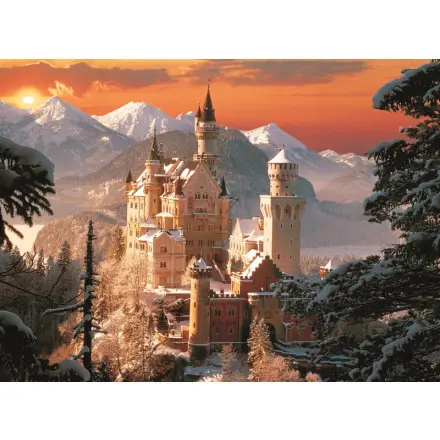 Německo - Zámek Neuschwanstein - puzzle z kategorie Mestá a stavby