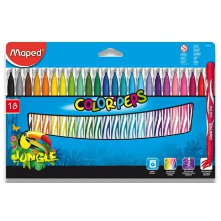 Maped - Fixy Color´Peps Jungle 18 barev