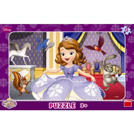 Puzzle Sofia první 15 dílků deskové - Dino