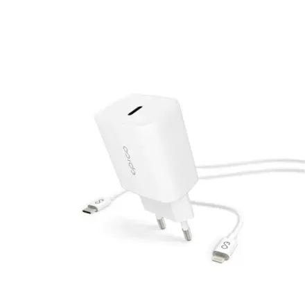 Epico UltraBoost GaN 20W síťový adaptér EA20 - bílá, 9915101100200