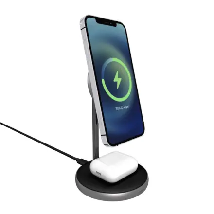 Epico 2in1 Magnetic Wireless Charger - černá, 9915111300032