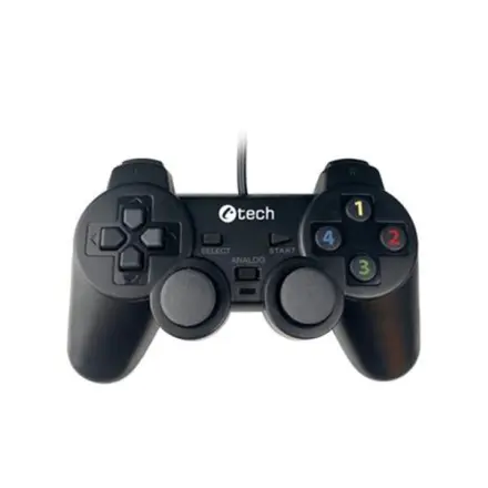 Gamepad C-TECH Callon pro PC/PS3, 2x analog, X-input, vibrační, 1,8m kabel, USB