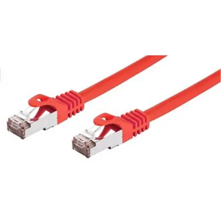 C-TECH Kabel patchcord Cat6, FTP, červený, 0,5m