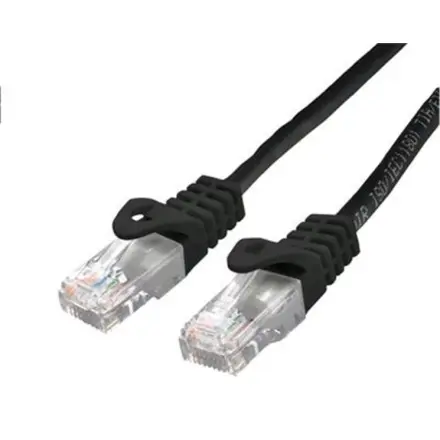 C-TECH Kabel patchcord Cat6, UTP, černý, 0,25m