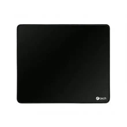 Podložka pod myš C-TECH MP-01, černá, 320x270x4mm, obšité okraje