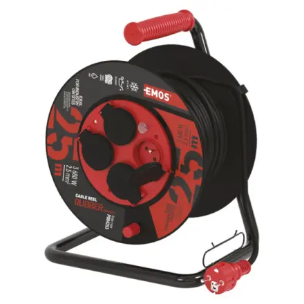 EMOS BUBEN 4Z 25M 2,5MM GUMA/NEOPREN, 1908542500