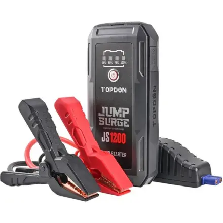 TOPDON Car Jump Starter JumpSurge 1200, 10 000 mAh
