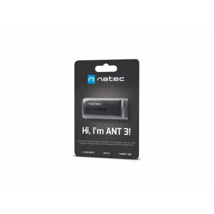 Natec ALL in One čtečka karet MINI ANT USB 2.0, M2/microSD/MMC/Ms/RS-MMC/SD/T-Flash NCZ-0560