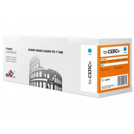 Toner TB kompatibilní s C531 TO-C531CN CY 100% new TO-C531CN