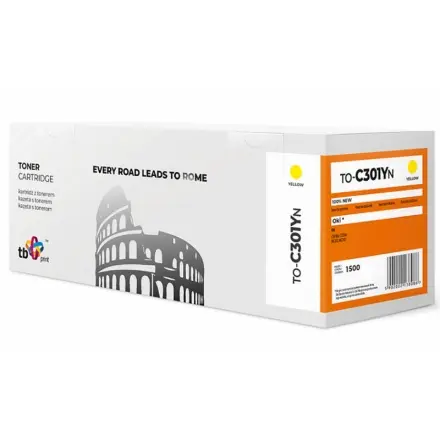 Toner TB kompatibilní s OKI C301 TO-C301YN YE TO-C301YN