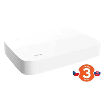 Tenda N6P-8H - PoE kamerový 4K NVR rekordér, 8 kanálů, H.265+, OnViF, zvuk, web. rozhraní, CZ app, 75011946