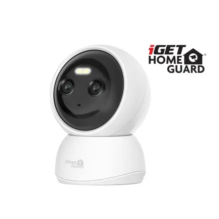 iGET HOMEGUARD HGWIP222 - Dual lens IP kamera, 2K rozlišení, 2x optika, se zvukem a nočním viděním