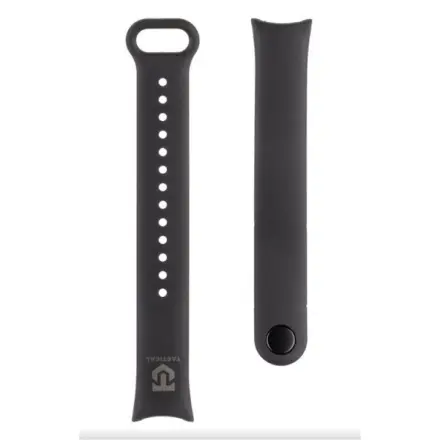 Tactical 846 Silikonový Řemínek pro Xiaomi Smart Band 8/9/10 Black