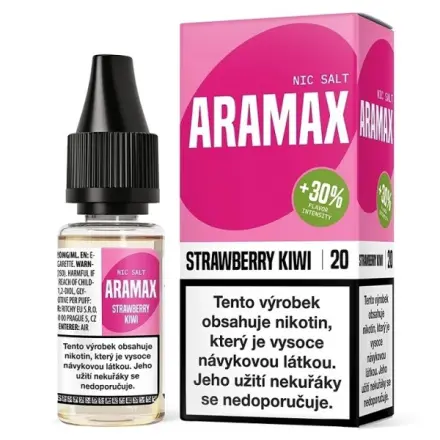 Aramax Salt - Strawberry Kiwi (Jahoda a kiwi) 10ml Obsah nikotinu