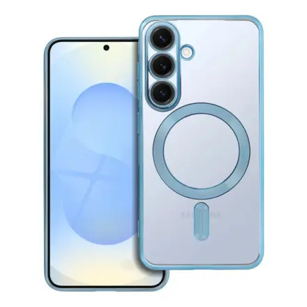 Forcell Case for Samsung S25 Electro Mag Cover compatible with MagSafe blue 297026
