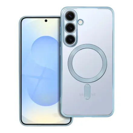Forcell Case for Samsung S25 PLUS Electro Mag Cover compatible with MagSafe blue 297027