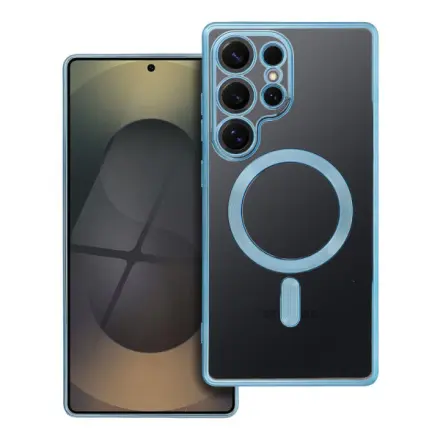 Forcell Case for Samsung S25 ULTRA Electro Mag Cover compatible with MagSafe blue 297028
