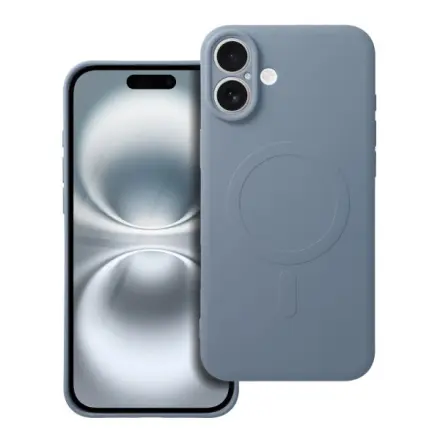 Forcell SILICONE MAG COVER case compatible with MagSafe for SAMSUNG A56 light blue 300942