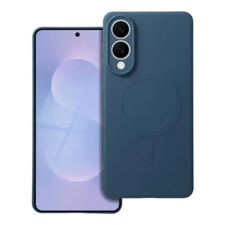 Forcell SILICONE MAG COVER case compatible with MagSafe for SAMSUNG S25 Edge blue 303669