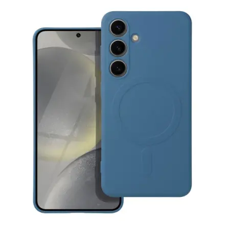 Forcell SILICONE MAG COVER case compatible with MagSafe for SAMSUNG A17 blue 307895