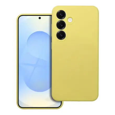 Forcell Case SILICONE 2mm for SAMSUNG A57 5G lemon 312401