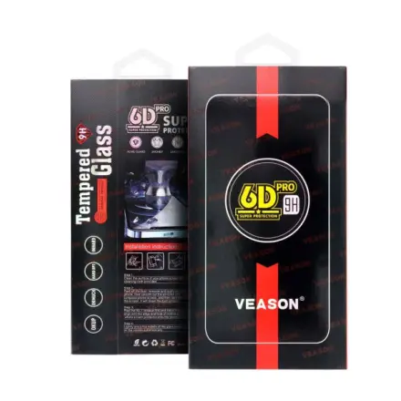 Colorful 6D Tvrzené sklo 9H Pro Veason Glass - for Iphone 16 Pro black 605850