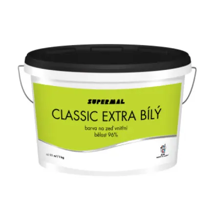 Skupina Barvy A Laky Supermal Classic extra 7,5 kg extra bílý