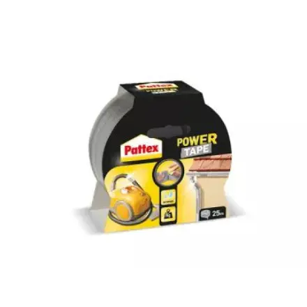 Lepicí páska Pattex Power Tape 25 m - stříbrná