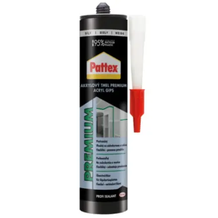 Henkel PATTEX Akrylový tmel Premium, bílý, 280 ml