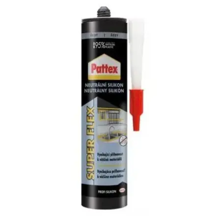 Henkel PATTEX Neutrální silikon, šedý, 280 ml