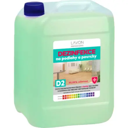 Lavon dezinfekce D2 na podlahy a povrchy - 5 l