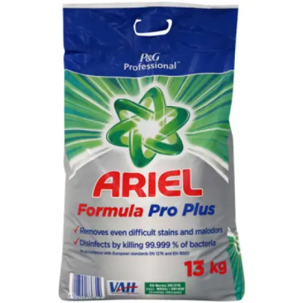 Procter & Gamble Ariel Formula Pro Plus prací prášek pro profesionální použití 130 dávek 13 kg