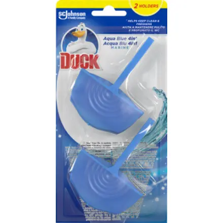 Duck WC blok závěsný Aqua Blue 4 in 1 Marine 80 g