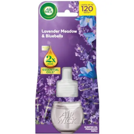 Air Wick tekutá náplň do elektrického přístroje levandulová louka a modré kvítky 19 ml