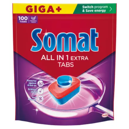 Henkel Somat tablety do myčky All in 1 Extra, 100 ks