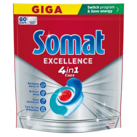 Henkel Somat tablety do myčky Excellence 4v1 60 ks