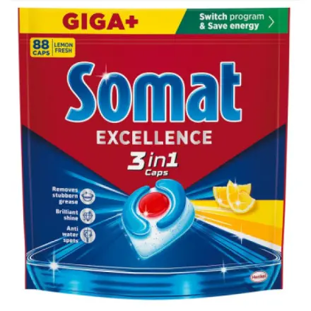 Henkel Somat Excellence 3v1 Lemon tablety do myčky 88 ks
