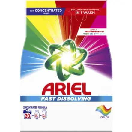 Ariel prací prášek na barevné prádlo 20 PD